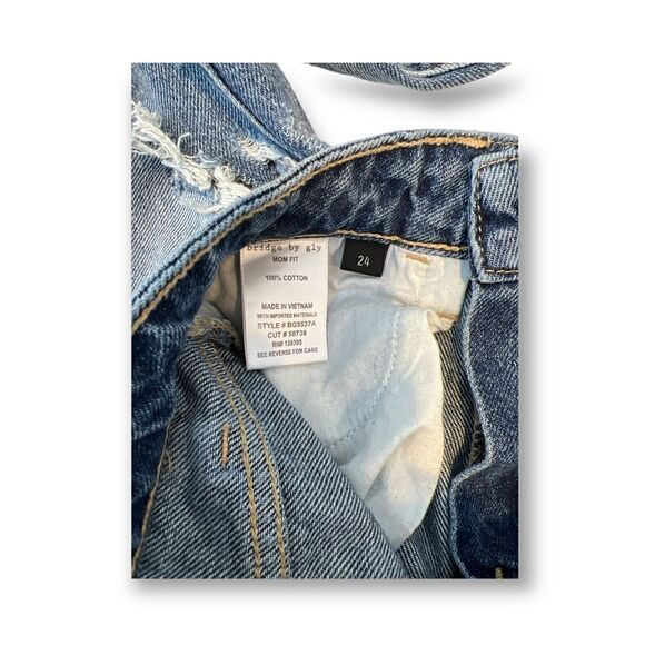 Bridge by Gly Distressed Mom Jeans Size 24 - Picture 4 of 6